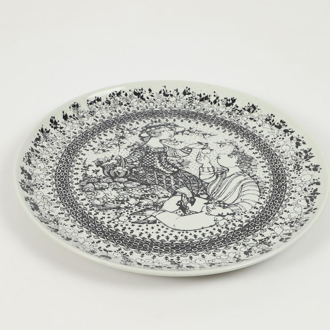 Danish Autumn Bjorn Wiinblad Four Seasons Plate For Rosenthal Studio-Line For Sale