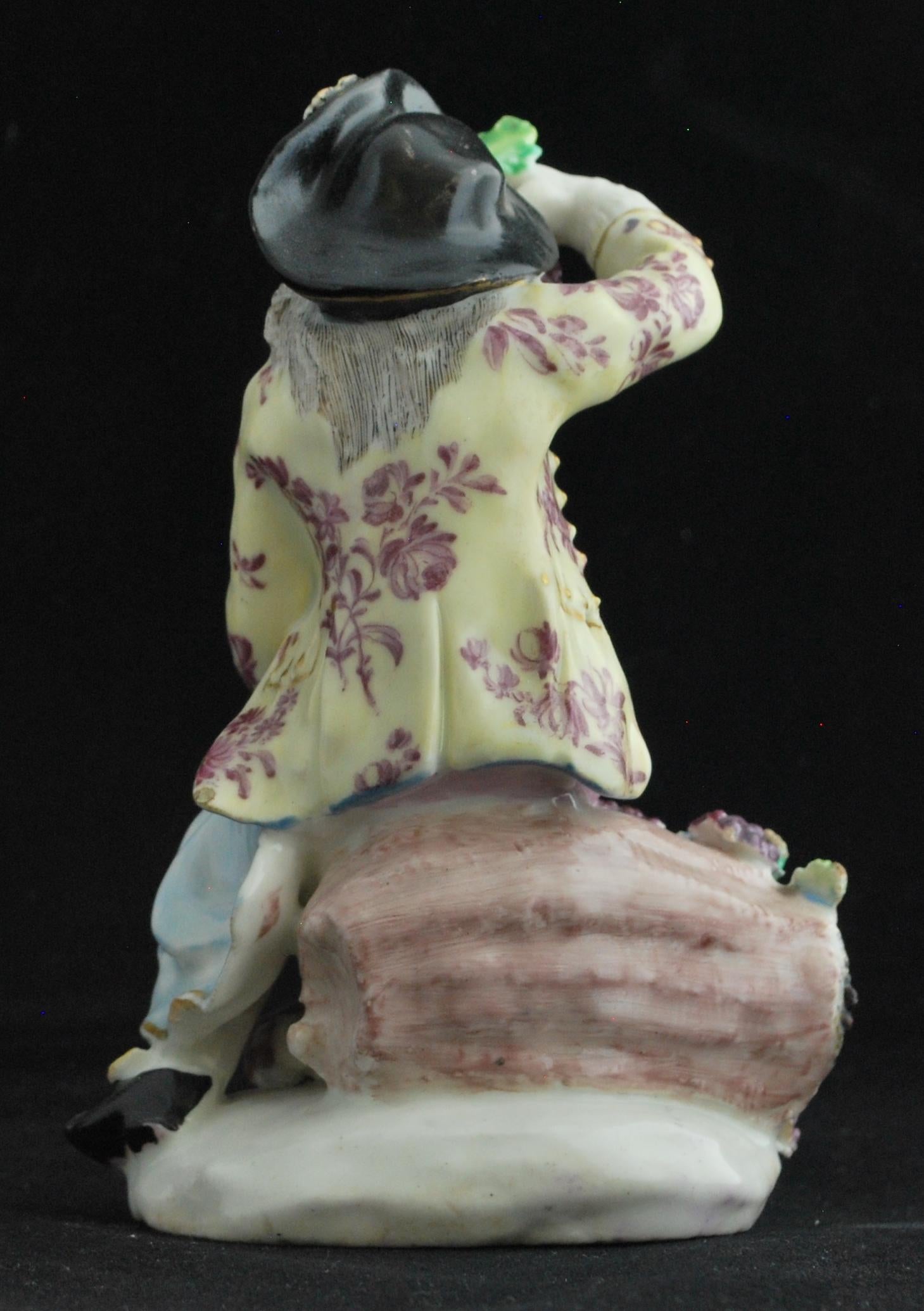 Otoño, fábrica de porcelana Bow Porcelain, hacia 1755 Inglés en venta