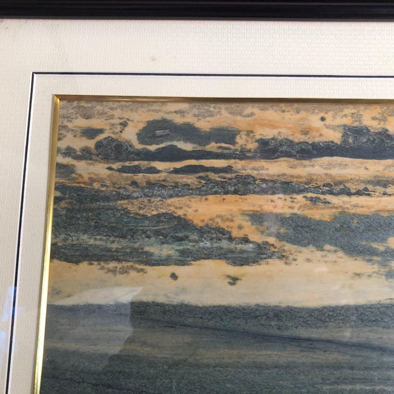 Autumn Dawn Extraordinary Natural Stone Painting One Of A Kind For Sale At 1stdibs
