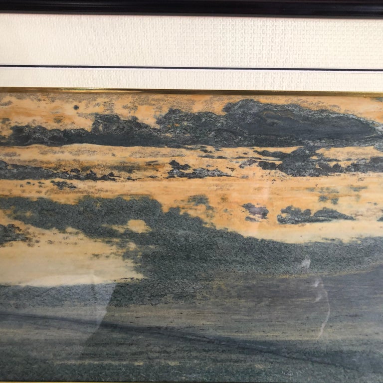 Autumn Dawn Extraordinary Natural Stone Painting One Of A Kind For Sale At 1stdibs
