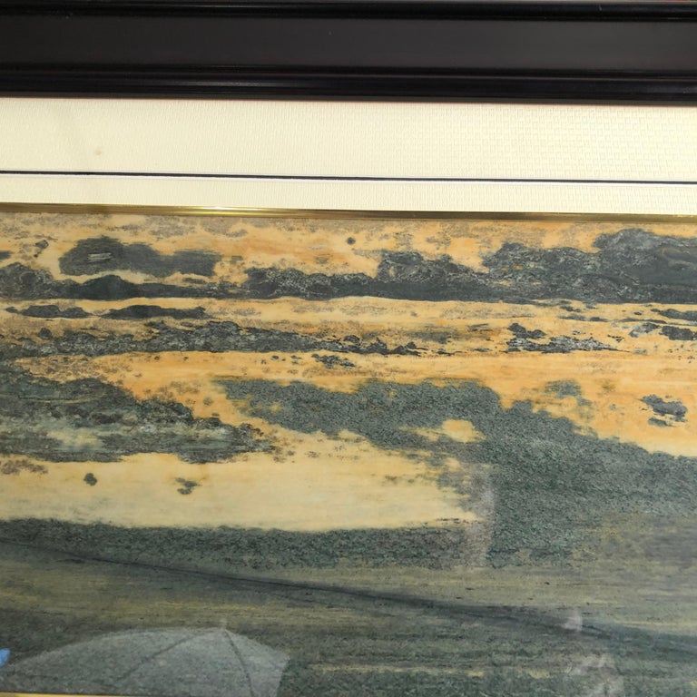 Autumn Dawn Extraordinary Natural Stone Painting One Of A Kind For Sale At 1stdibs