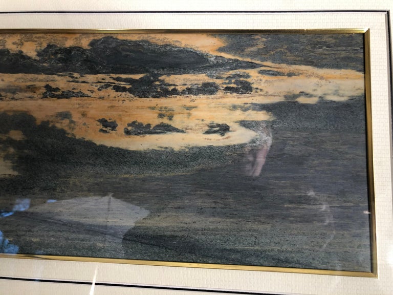 Autumn Dawn Extraordinary Natural Stone Painting One Of A Kind For Sale At 1stdibs