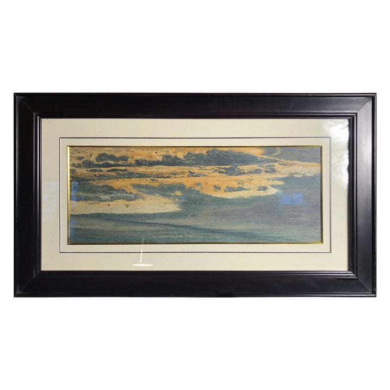 Autumn Dawn Extraordinary Natural Stone Painting One Of A Kind For Sale At 1stdibs