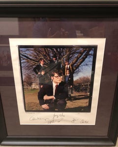 Signed Decemberists photograph