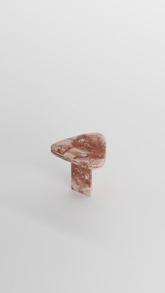 Autumn End Table - Breccia Pernice marble