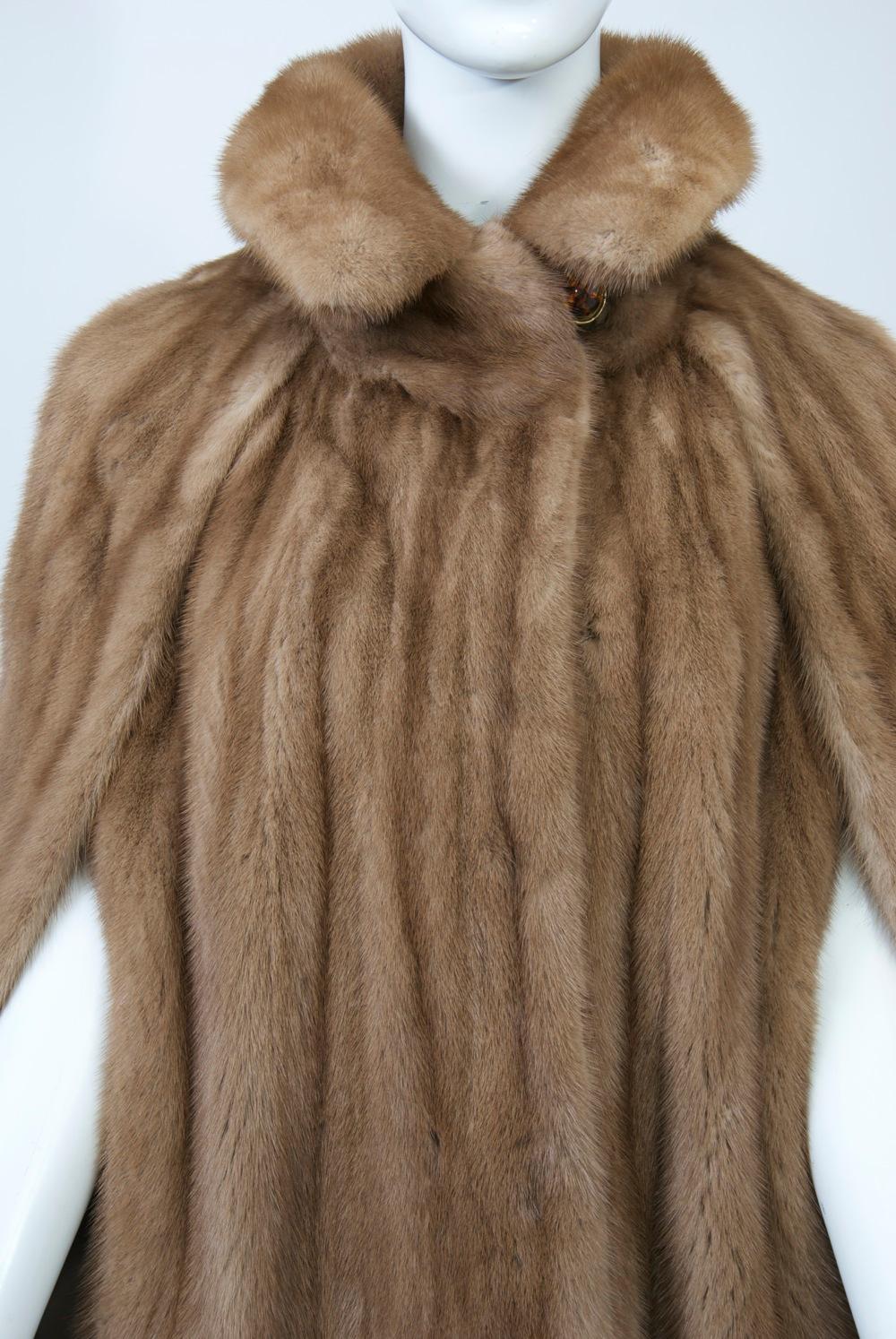 Autumn Haze Mink Cape 2