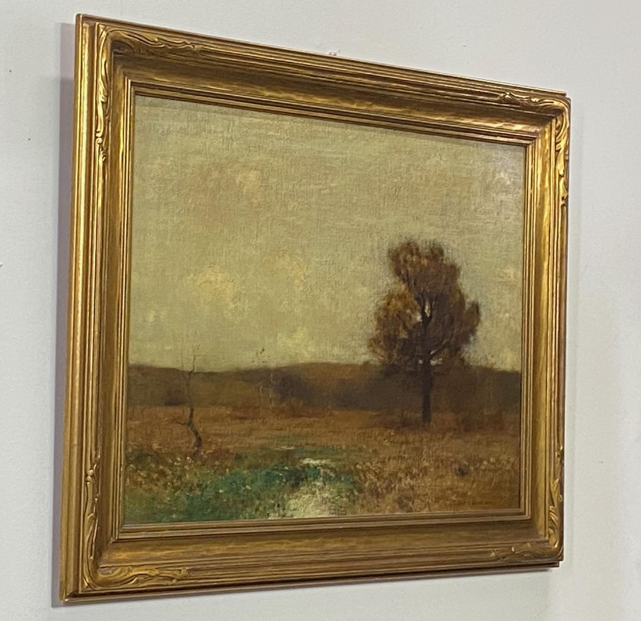 Autumn Landscape Painting of Brandywine Valley by Bruce Crane In Good Condition For Sale In San Francisco, CA