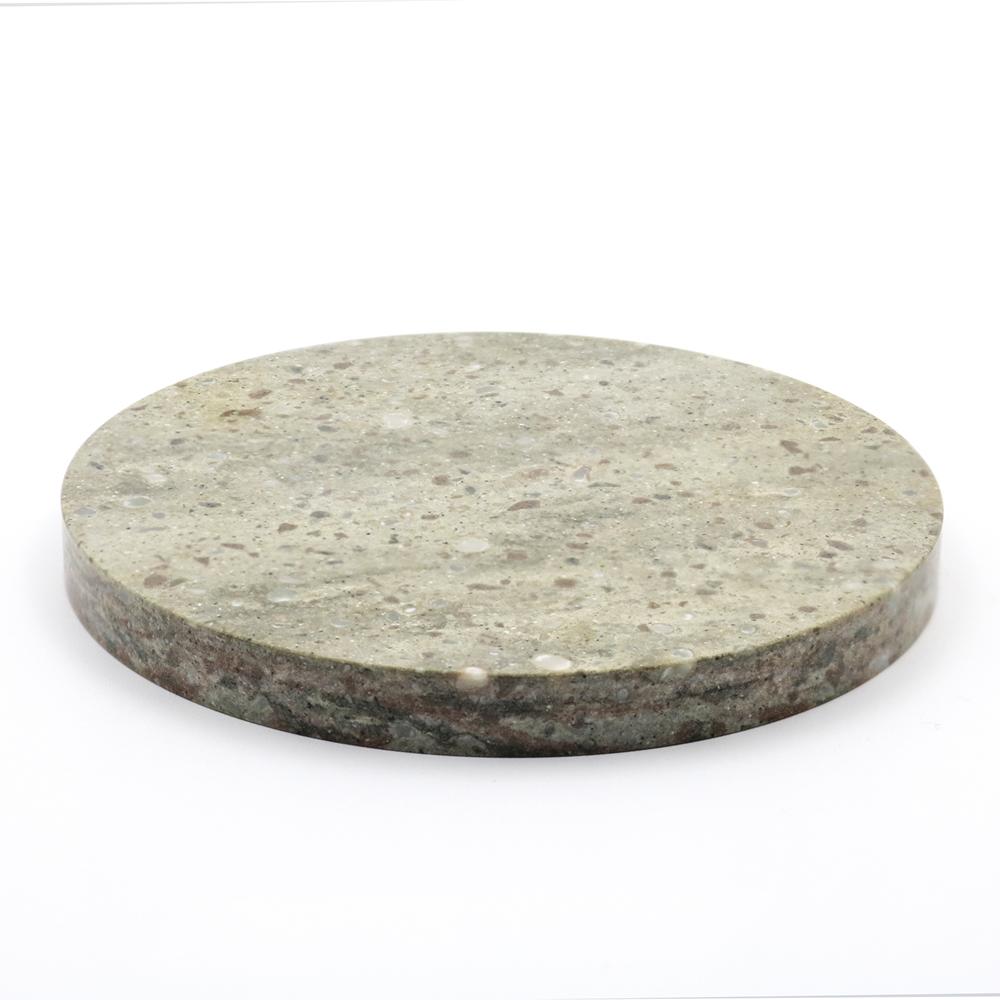 Engraved Autumn Leaves Corian Base, Small, 15W Wireless Charger For Sale