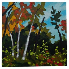 Autumn Sketch 2, Oil on Wood Panel, 2023