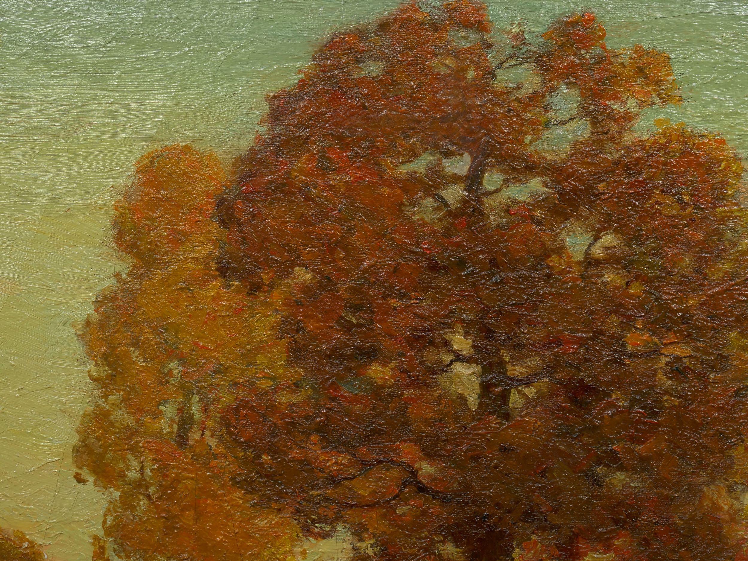 “Autumn Trees” Landscape Painting by Clark Summers Marshall 2
