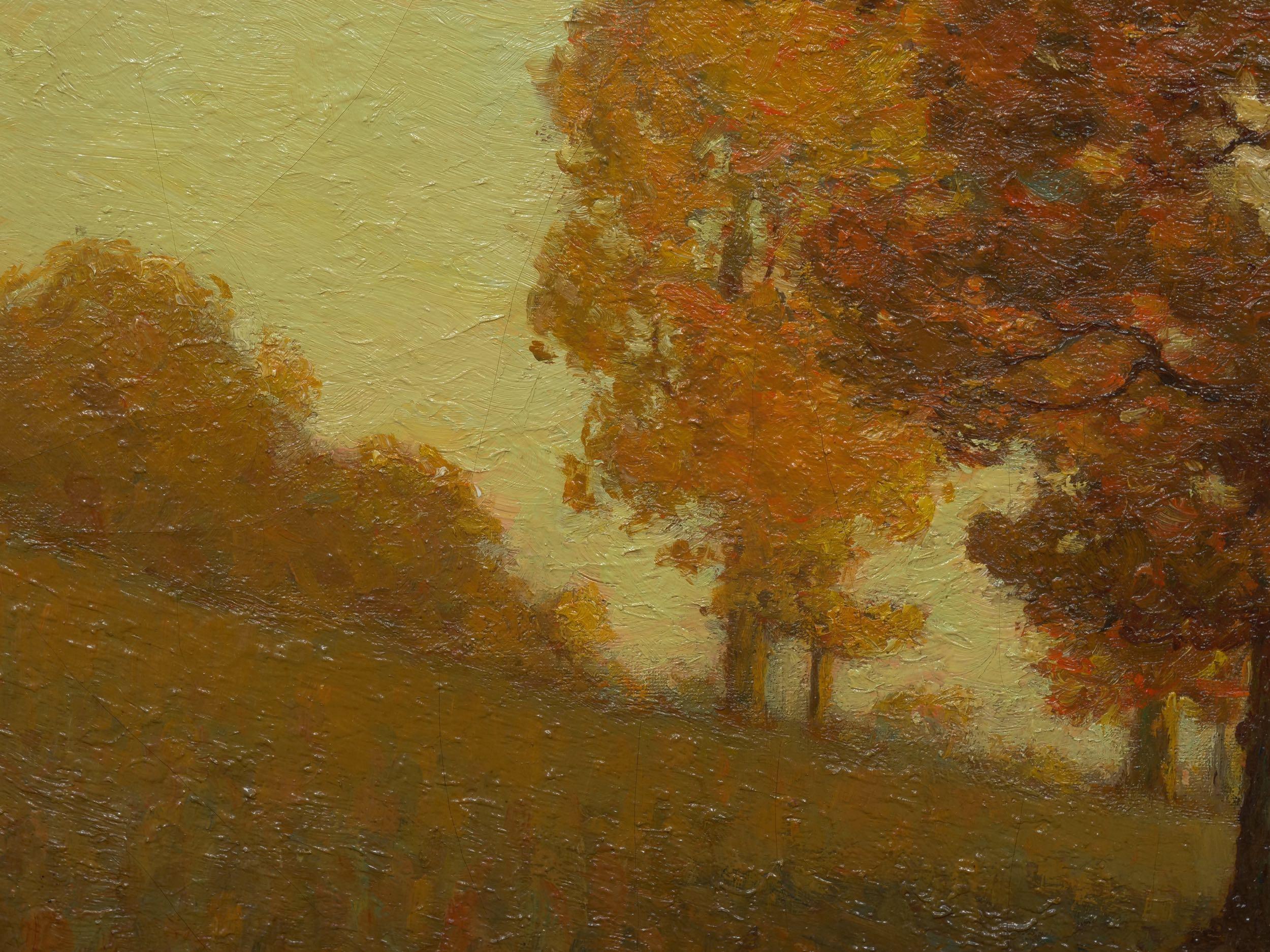 “Autumn Trees” Landscape Painting by Clark Summers Marshall 4