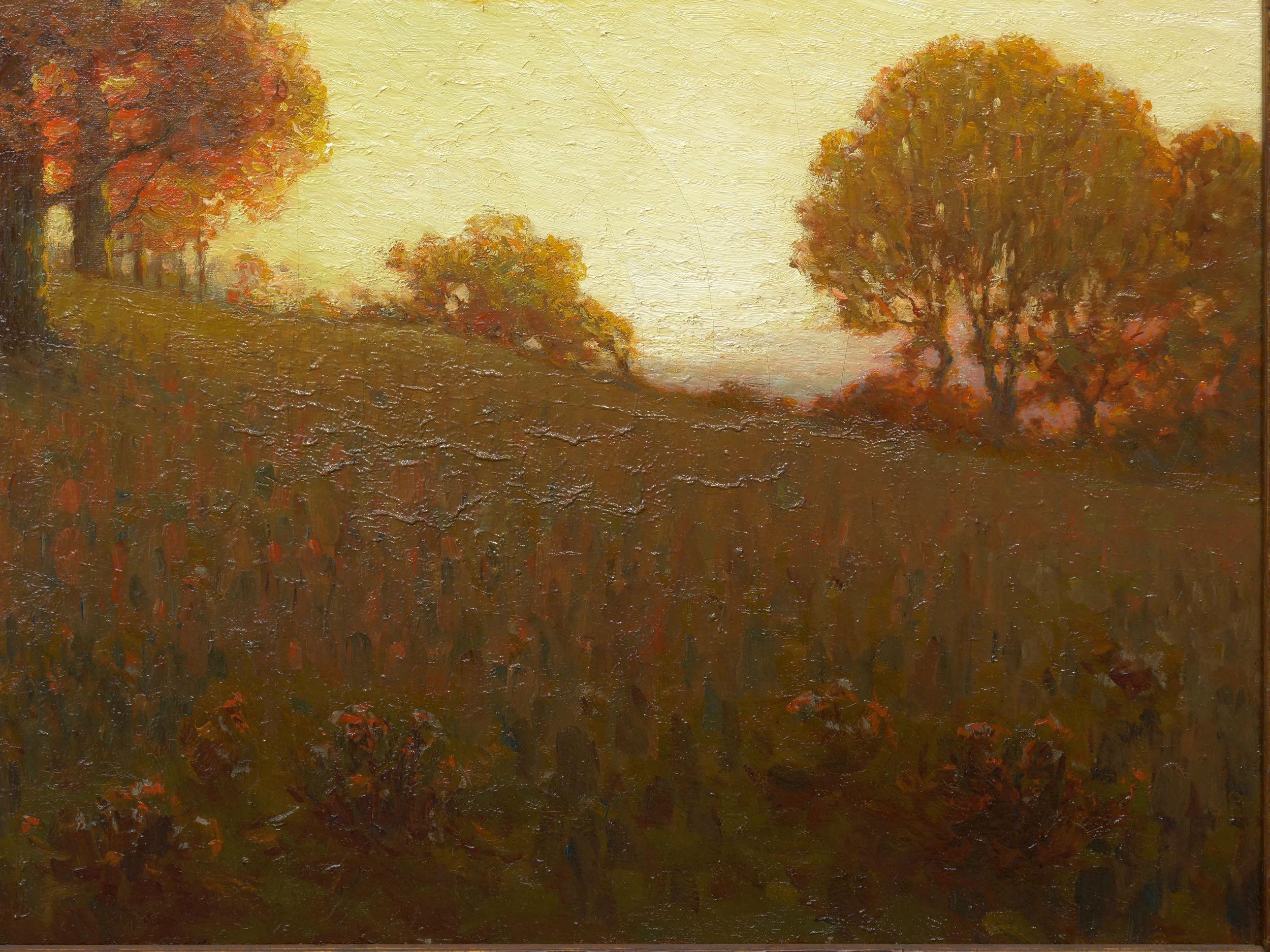 “Autumn Trees” Landscape Painting by Clark Summers Marshall In Good Condition In Shippensburg, PA