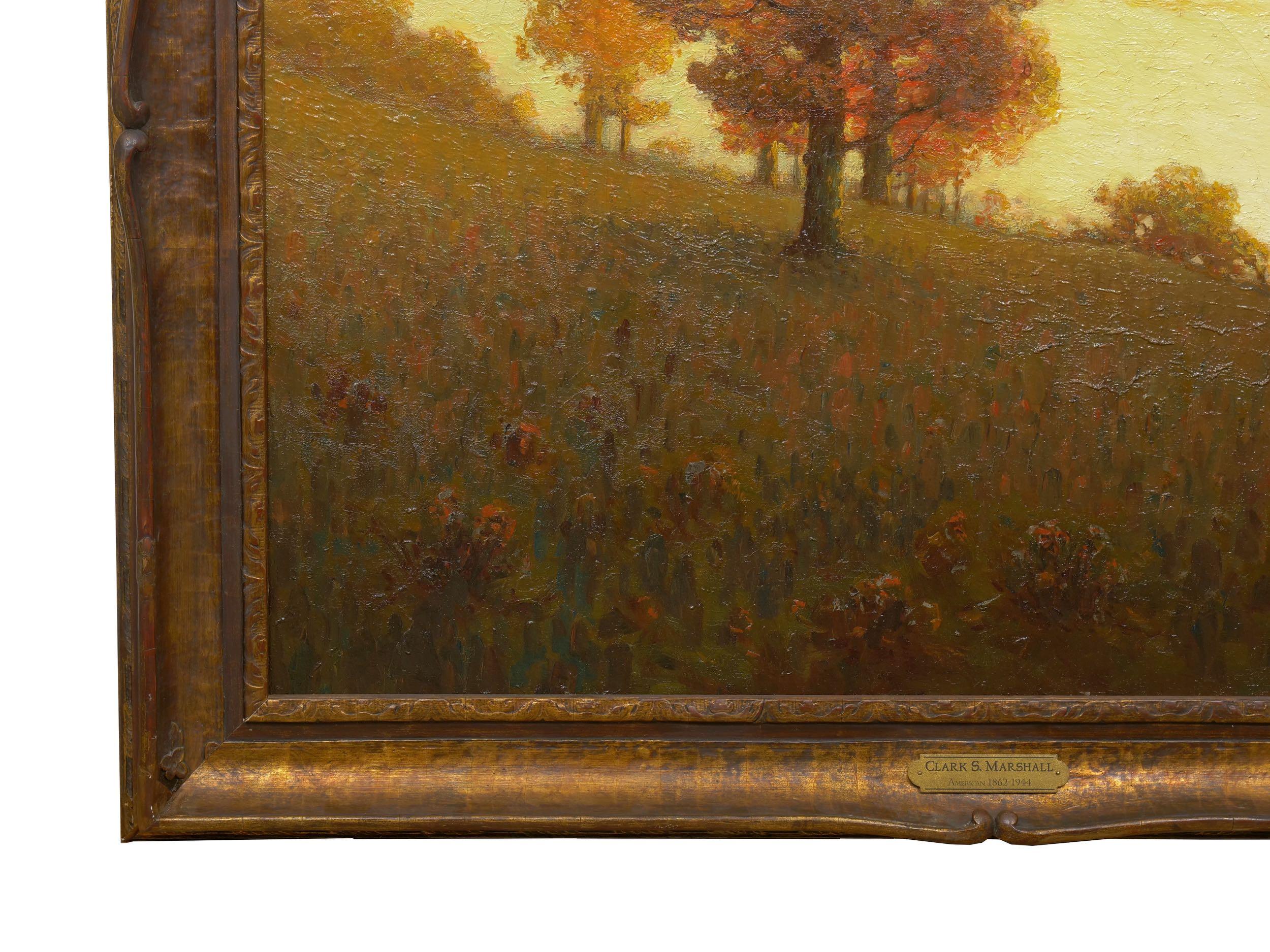 Canvas “Autumn Trees” Landscape Painting by Clark Summers Marshall