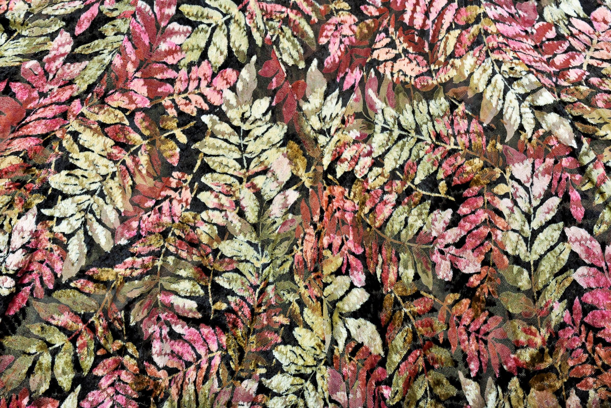 Autumnal Dévoré velvet and gold lamé dress Circa 1935 9