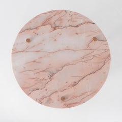 Contemporary Beistelltisch, Marmor oder Stone und OAK Wood