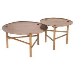 Auxiliar Tables, Tzalam Structure and Hand-Hammered Copper Top