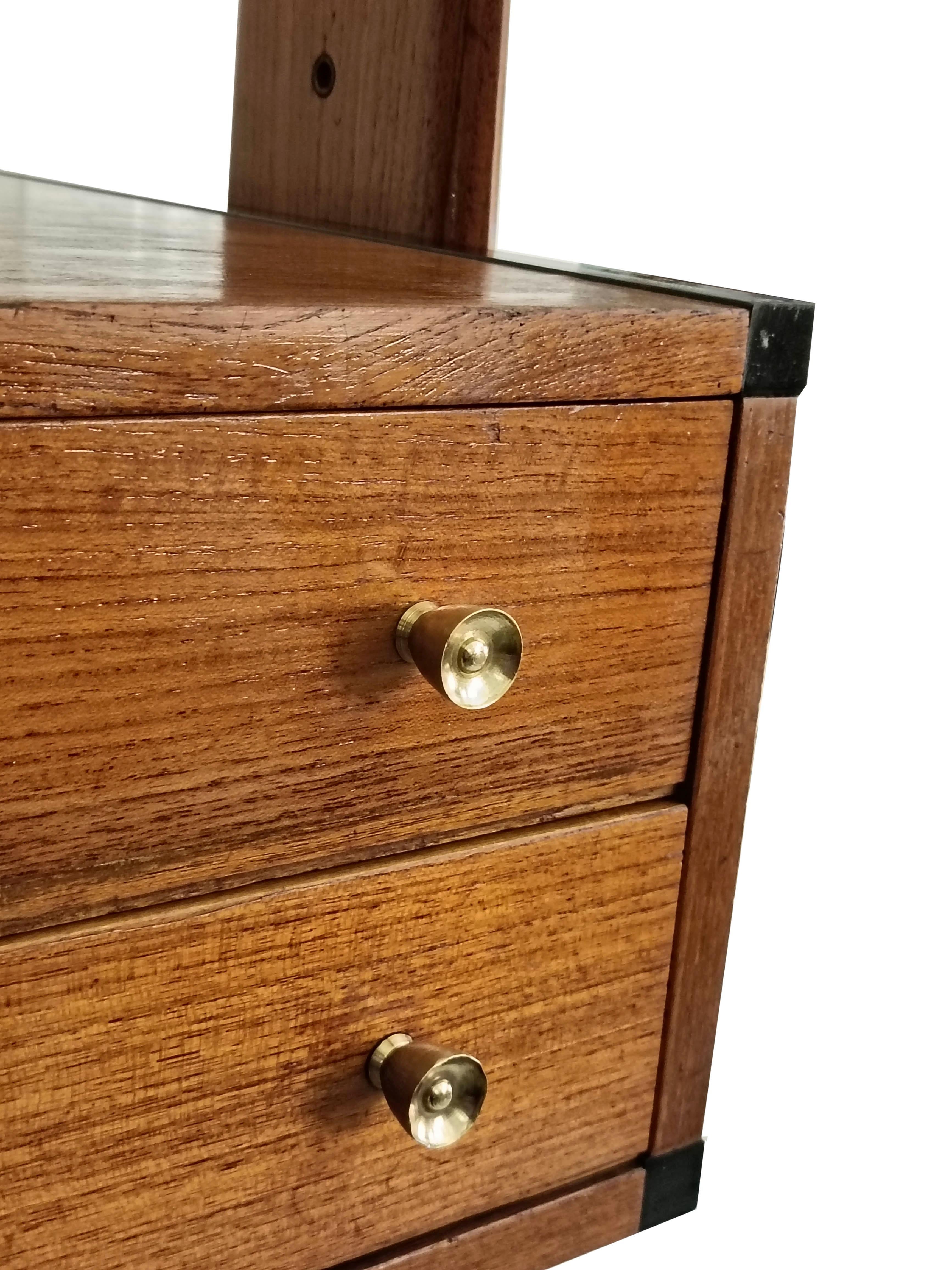 AV Contemporary Furniture Wood Bookcase, Italy 1960s For Sale 1