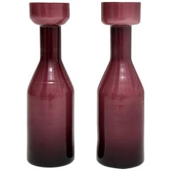 Jarrones AV Mazzega, Cristal de caja, Amatista púrpura