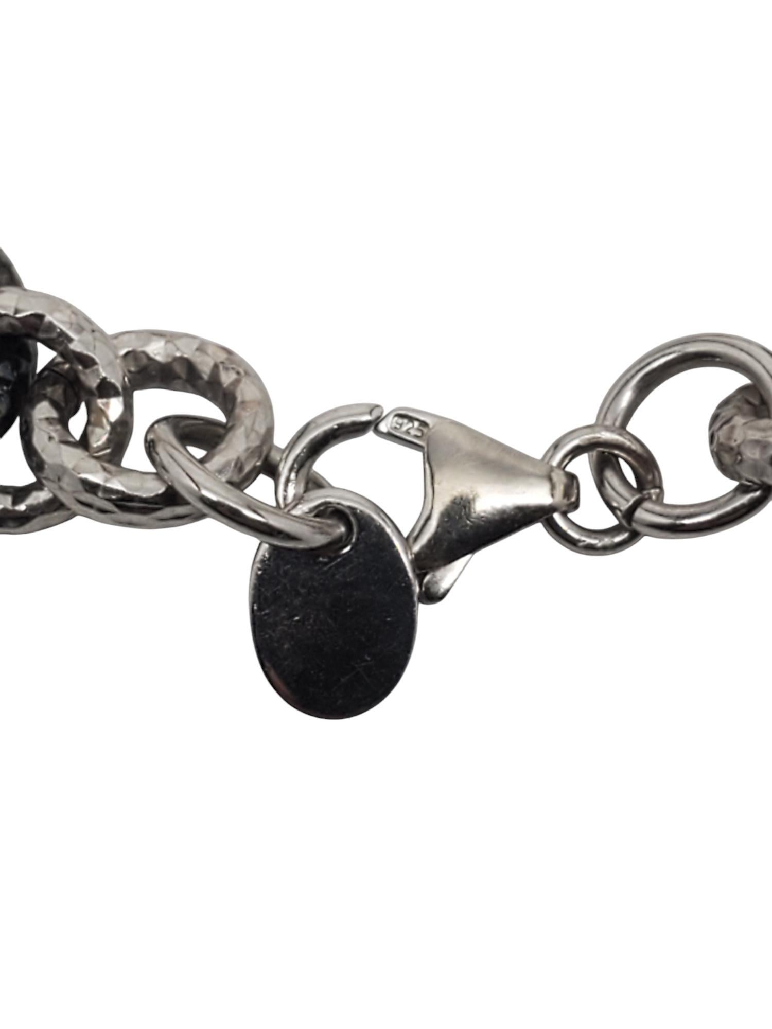 Donna AV One Silver - Bracciale a cerchi intrecciati multicolore #20766 in vendita