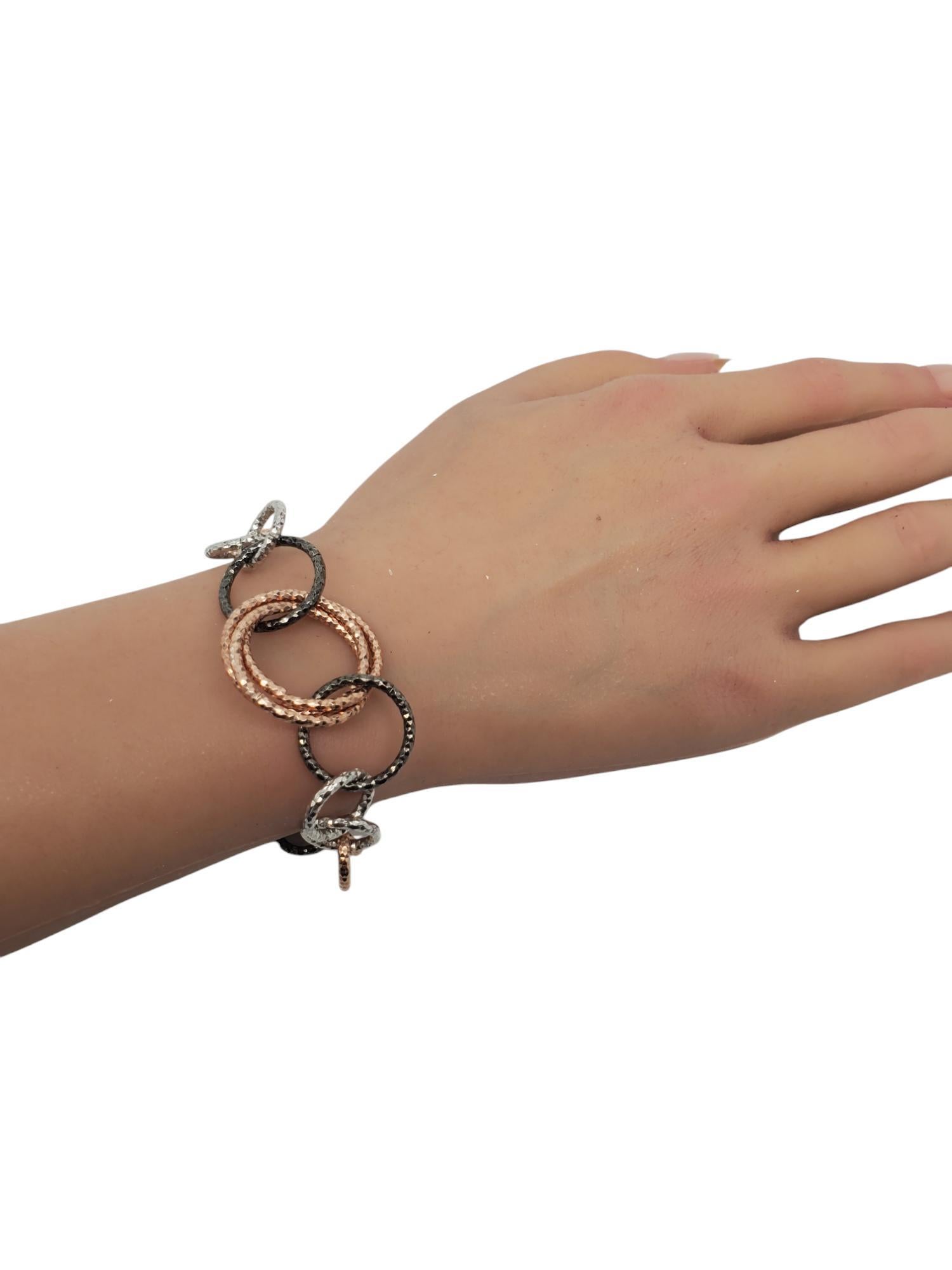 AV One Silver - Bracciale a cerchi intrecciati multicolore #20766 in vendita 3