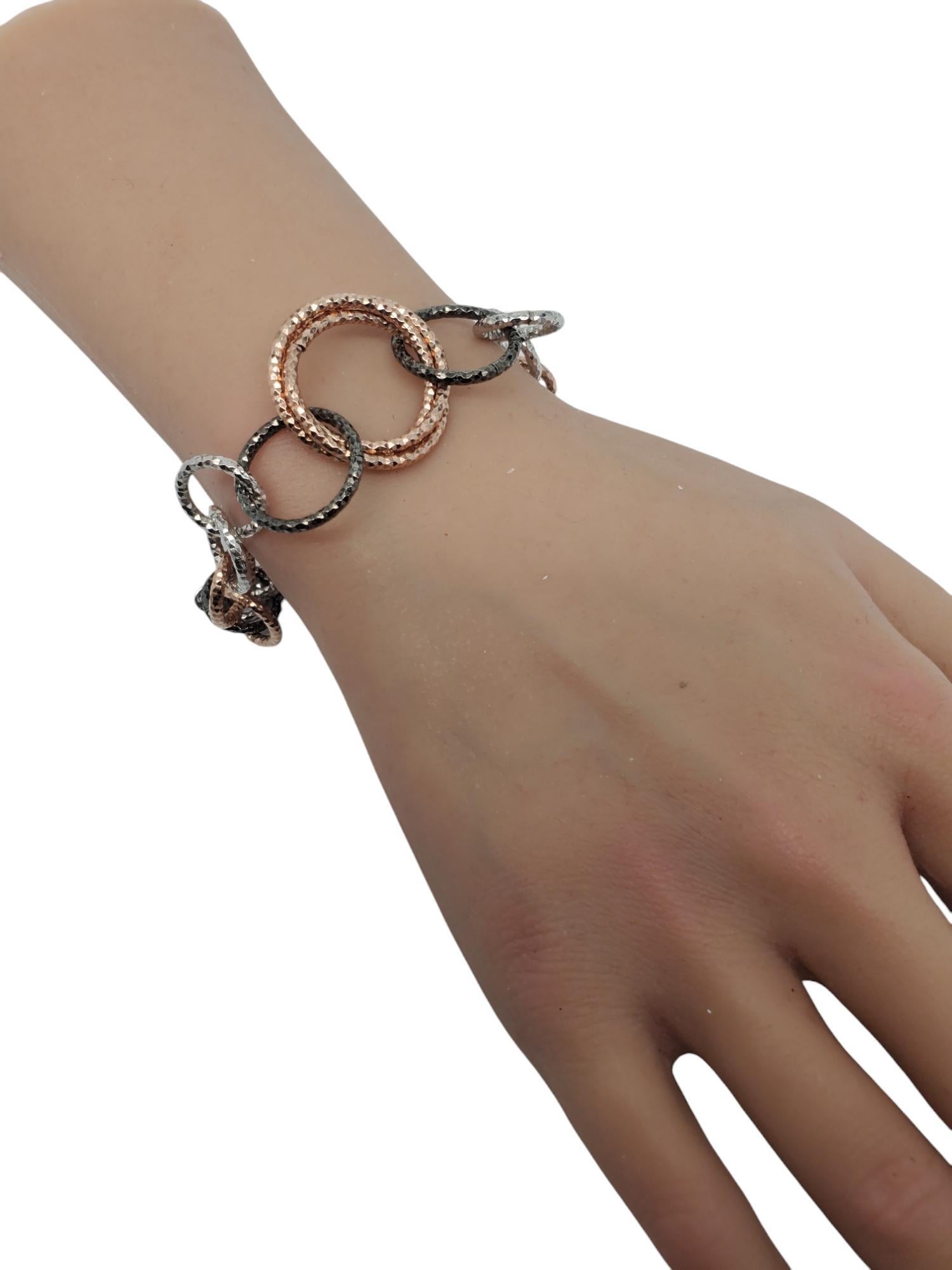 AV One Silver - Bracciale a cerchi intrecciati multicolore #20766 in vendita 4