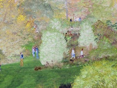 Sunday Afternoon in the Park, Abstract Archival Pigment Print, A.P.
