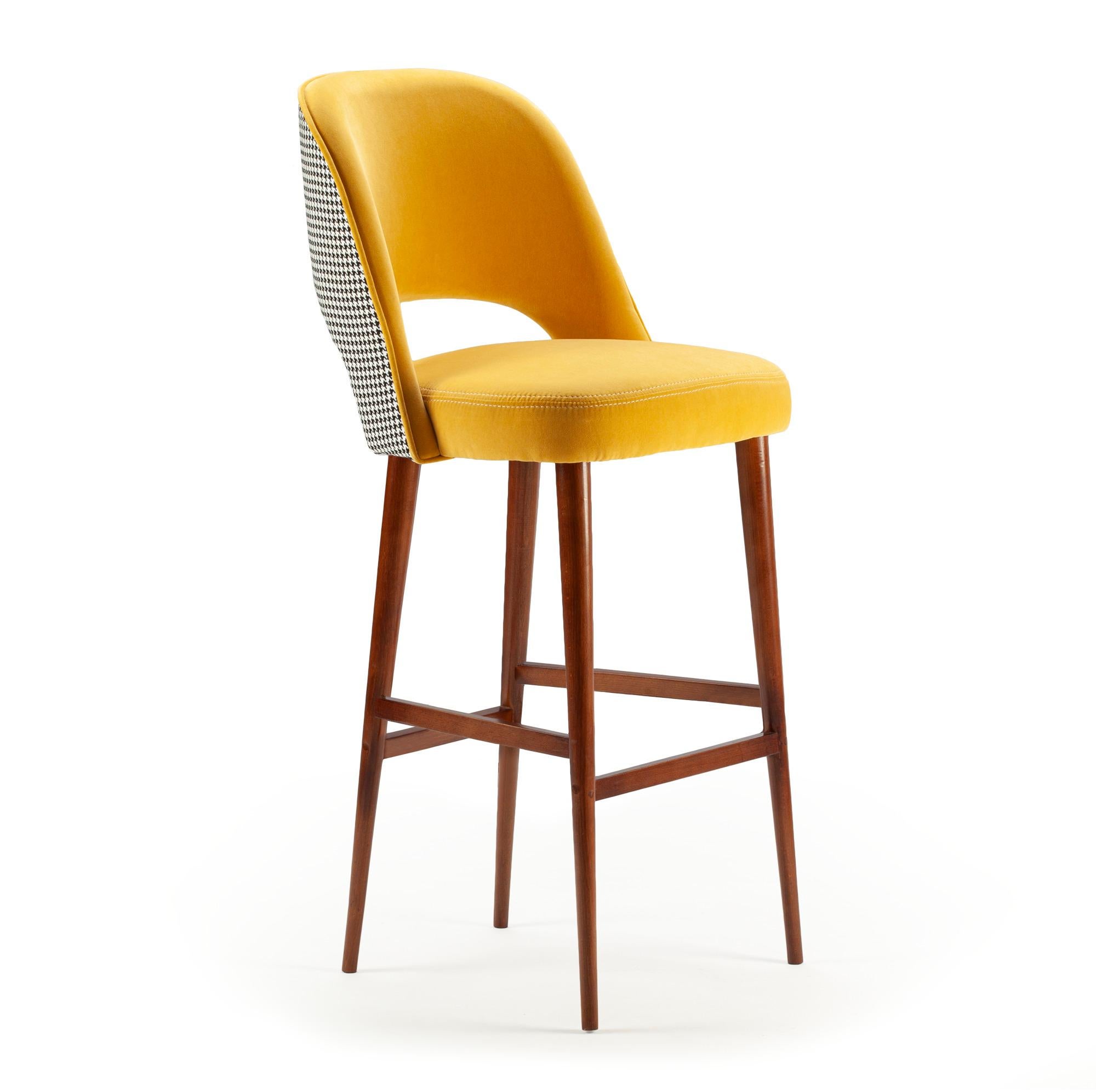Sgabello da banco Ava Raccordi in ottone in vendita 5