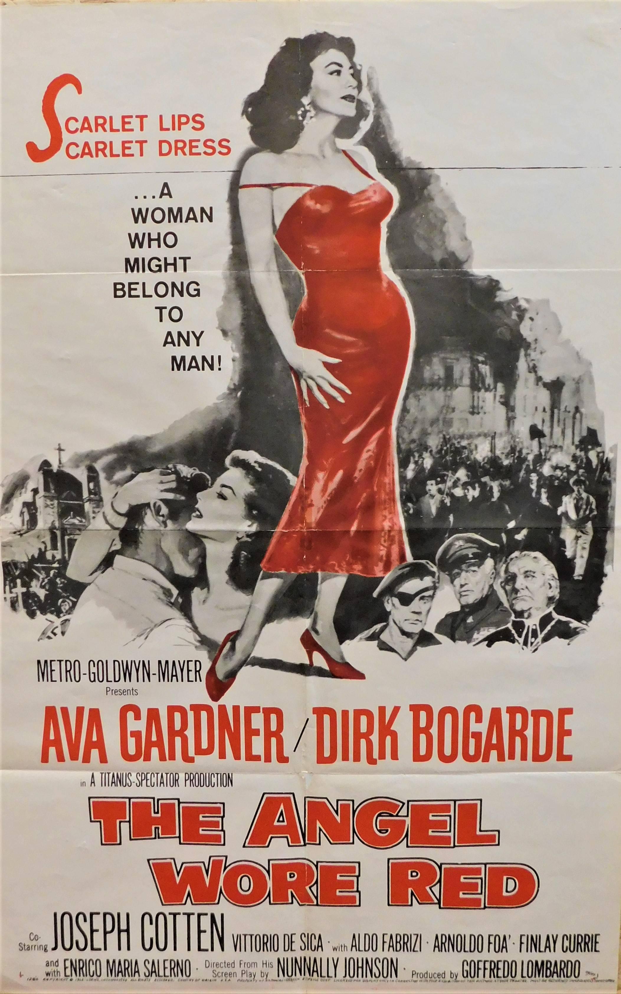 ava gardner 1961 red dress