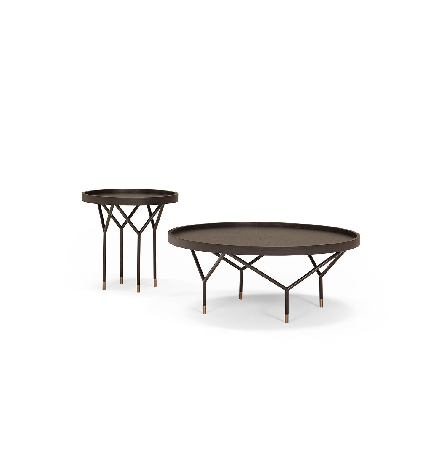 Modern AVA Round Side Table For Sale