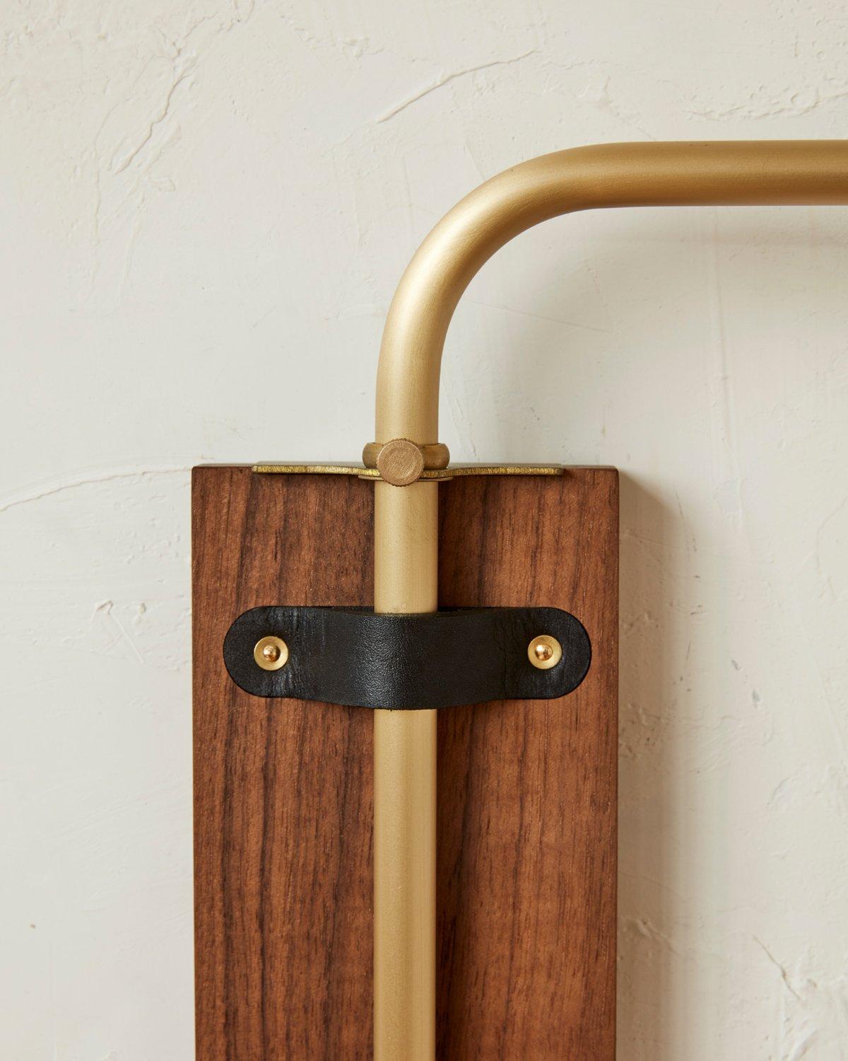 brass plug in wall sconce