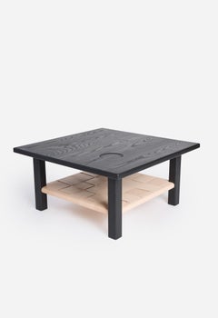 Disponibile ora! Tavolino Kirby - Pelle annerita + Nature