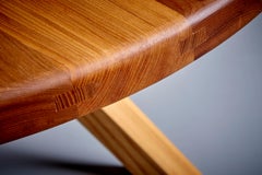 Available now! T21B T21 Dining Table by Pierre Chapo, France, 2023