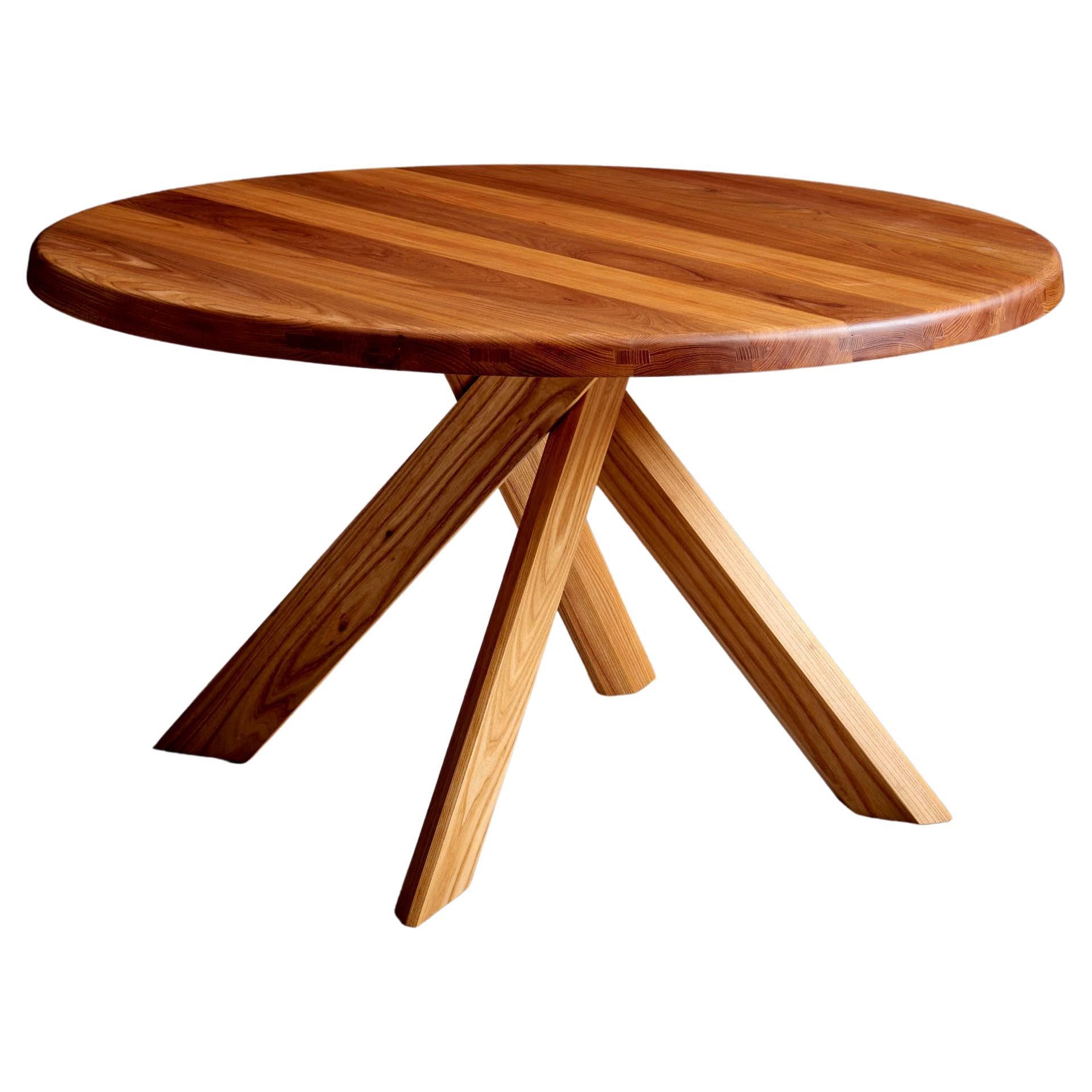 Available now! T21B T21 Dining Table by Pierre Chapo, France, 2023