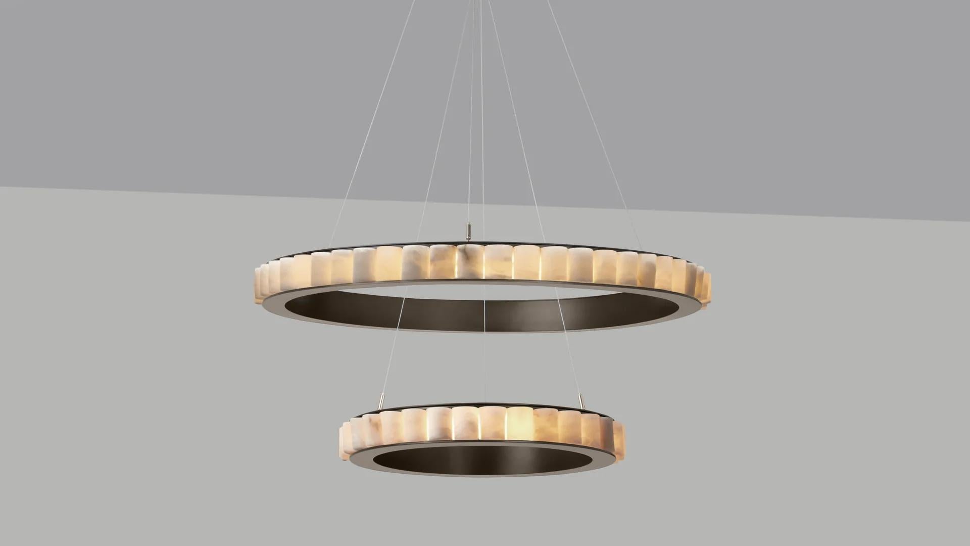 Avalon-Halo-Kronleuchter von CTO Lighting im Angebot 3