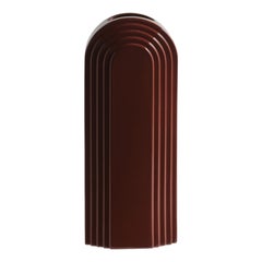 Avalon Vase Maroon by Greg Natale
