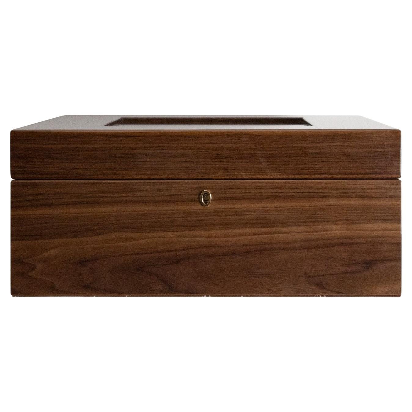 Humidor "Avana Noce" Noyer Canaletto brillant en vente