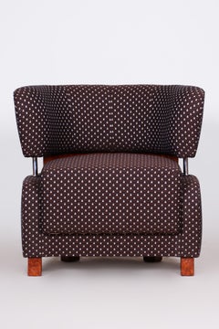 Avant-Garde Armchair Made in 1920s France, Fully Restored