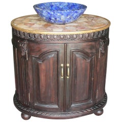 Used Avant Garde Custom Handcrafted Semi-Precious Stone Bathroom Sink