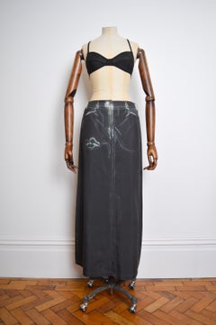 Avant Guard Christoph Broich Antwerp School X-ray Technical fabric maxi Skirt