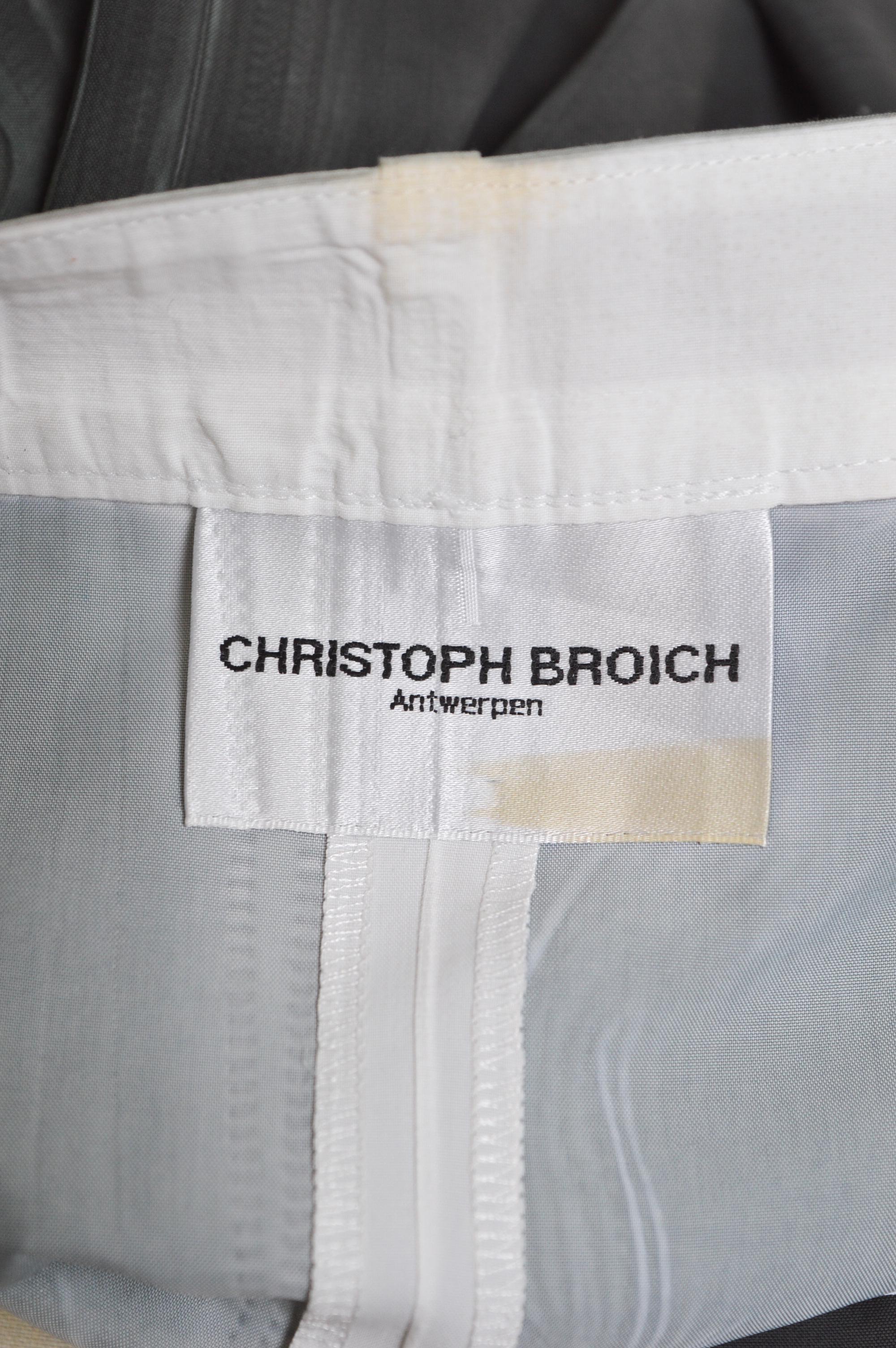 Avant Guard Christoph Broich Antwerp School X-ray Technical fabric maxi Skirt For Sale 1