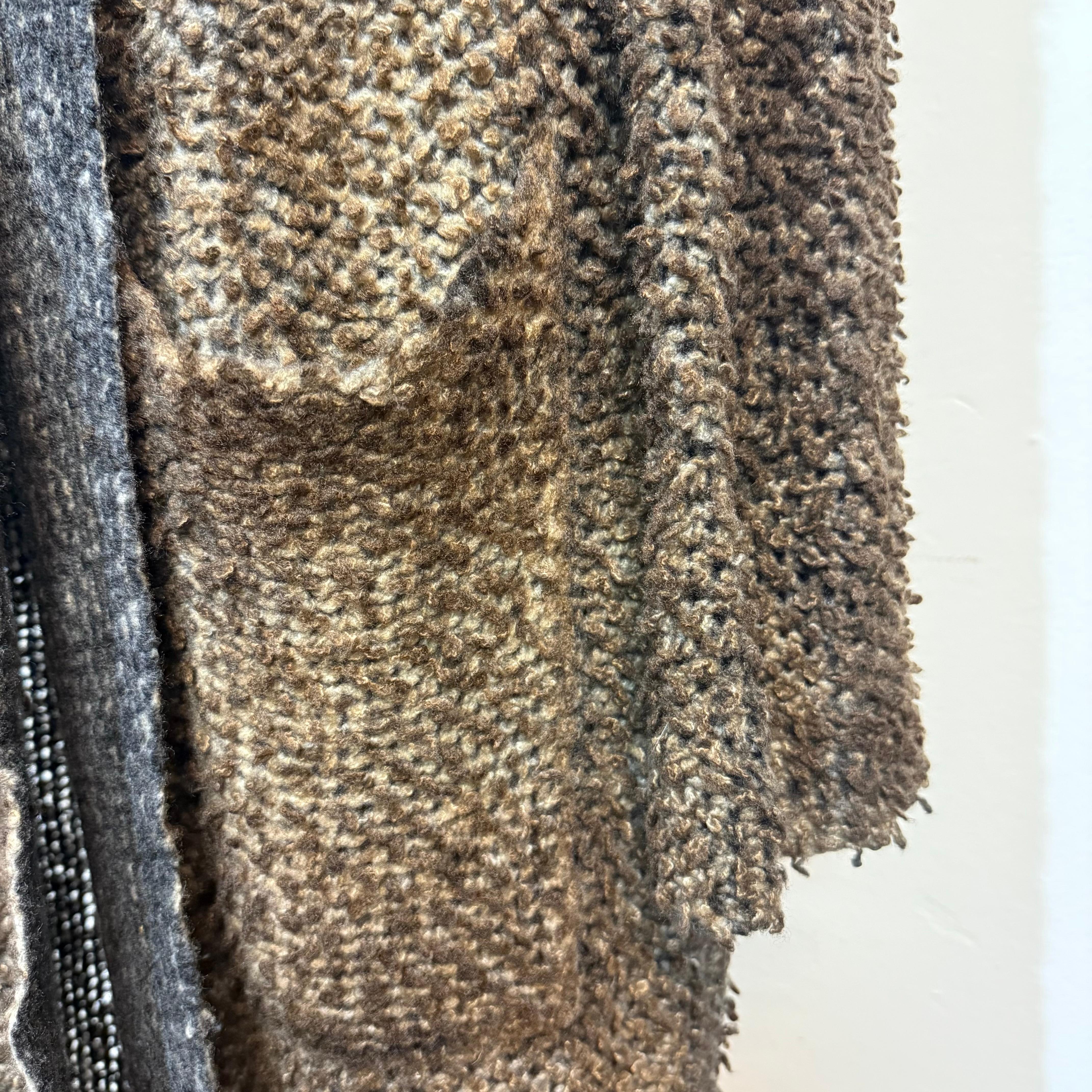 De las mujeres Avant Toi Abrigo marrón de cachemira y seda Talla M en venta