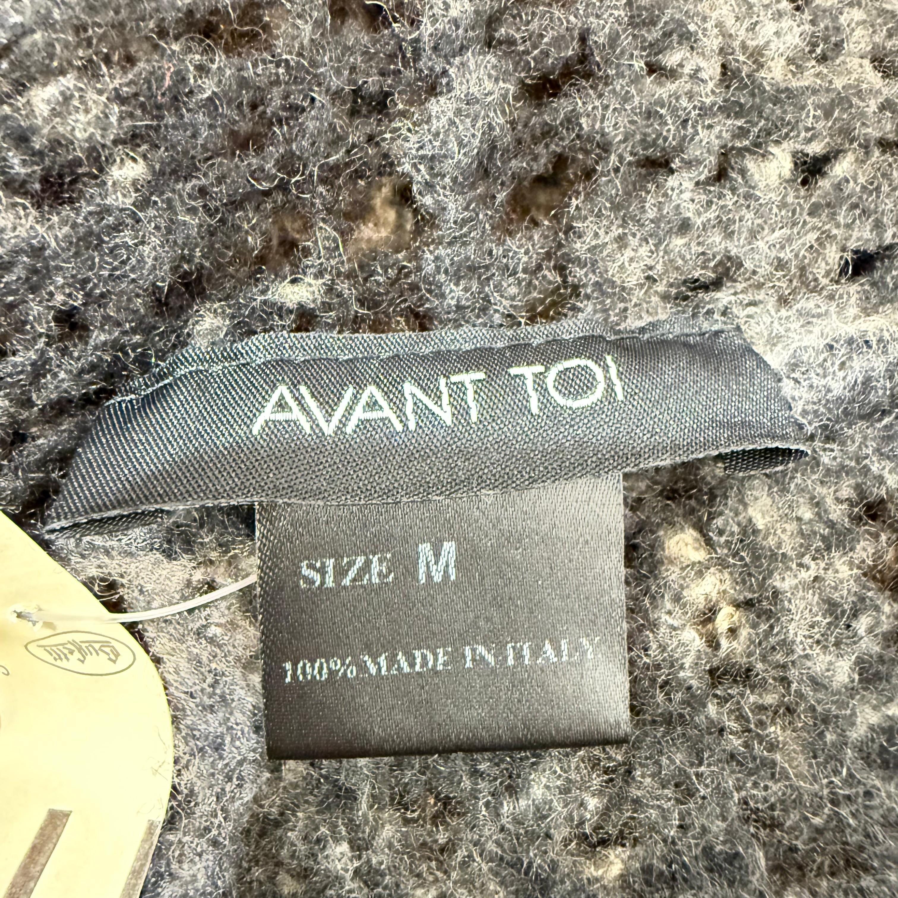 Avant Toi Abrigo marrón de cachemira y seda Talla M en venta 1