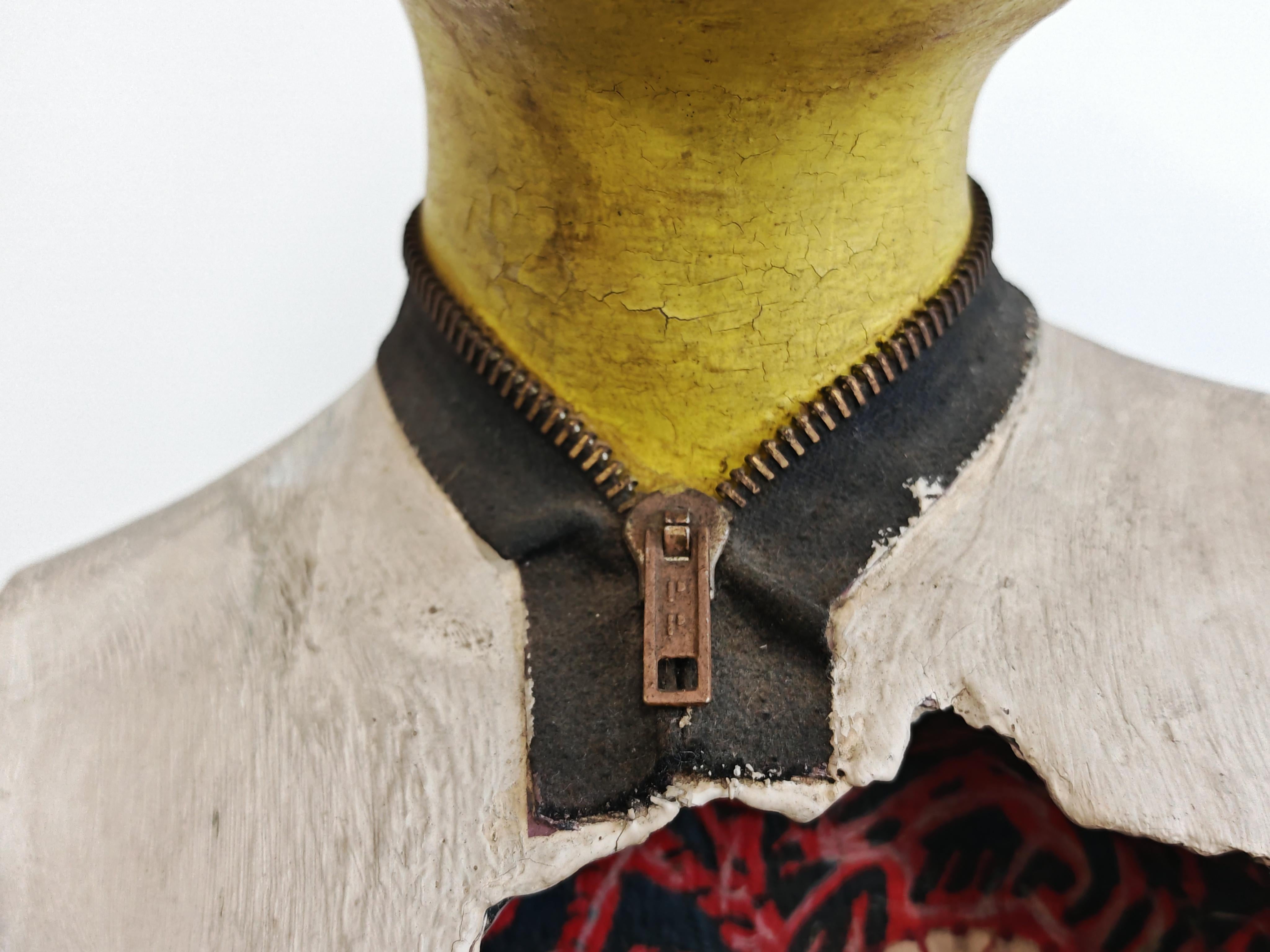 Fine XX secolo Avantgarde Sculpture, hand-painted, signed - Jankov, 1983 in vendita