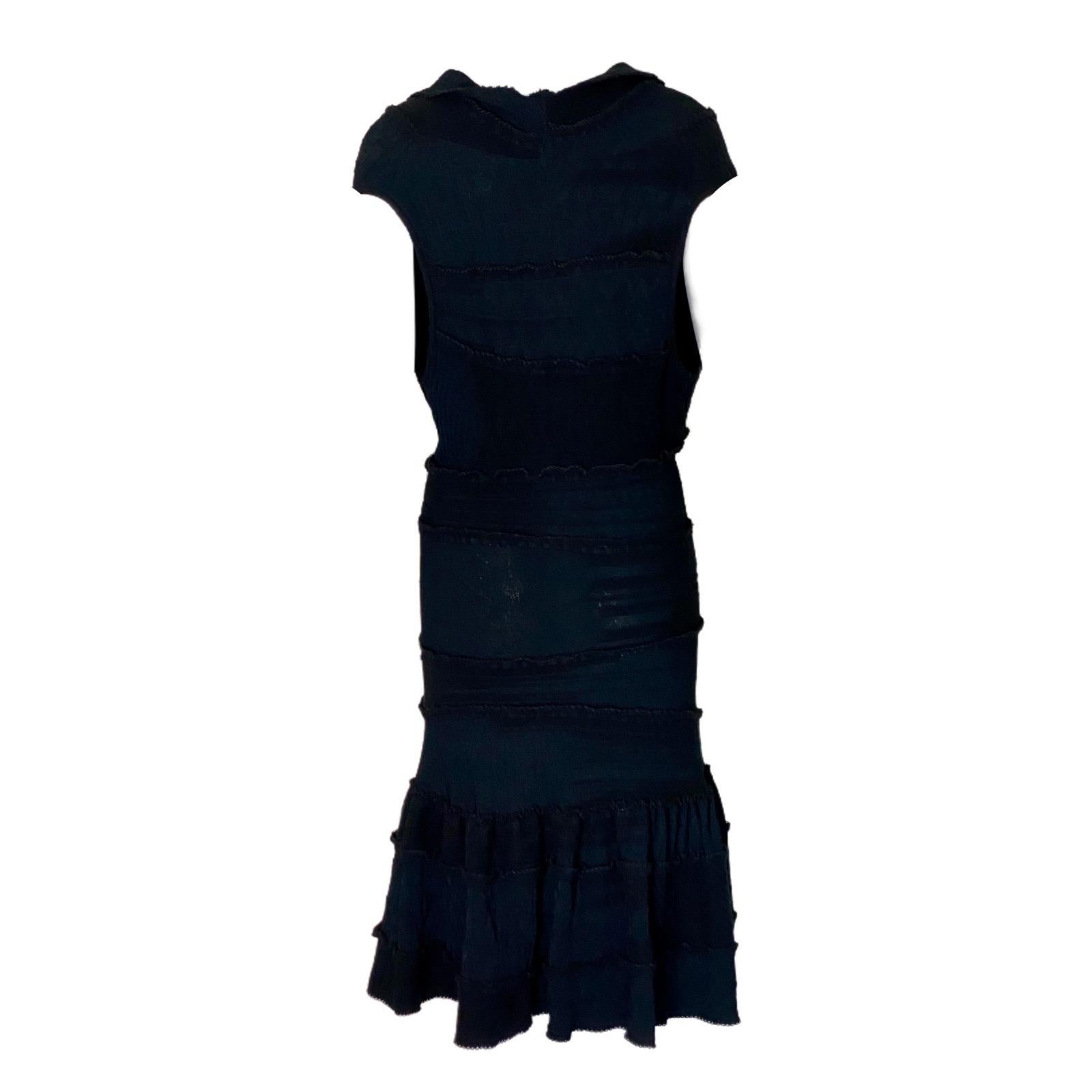 ruched knitted dress