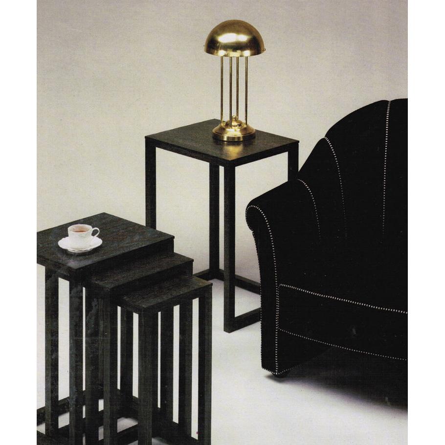 Jugendstil-Tischlampe im Avantgardistischen Stil von Josef Hoffmann, Neuauflage, Sezessionsstil  (Handgefertigt) im Angebot