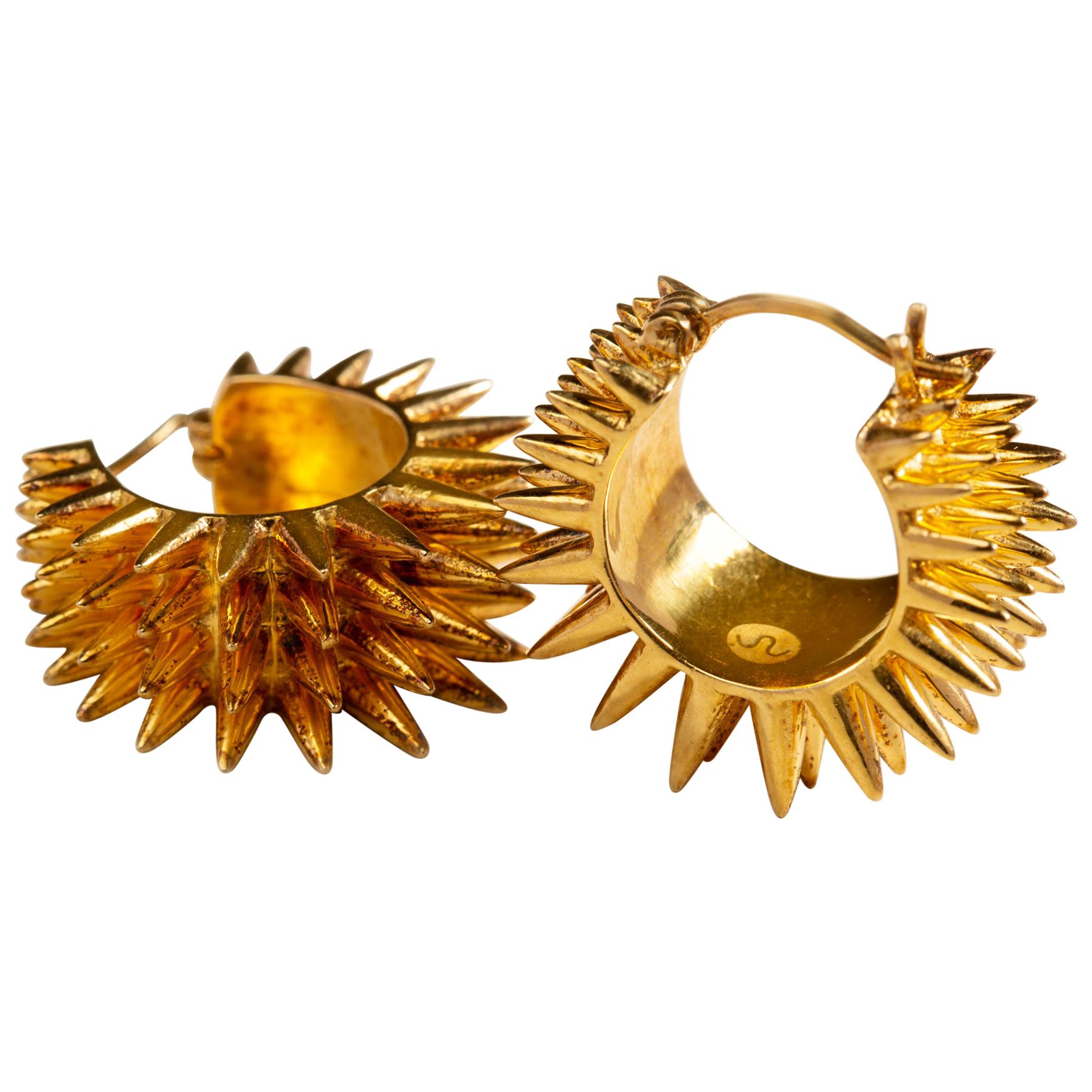 Avantika 18 Karat Gold Earrings from Les Muses Barbier Mueller For Sale