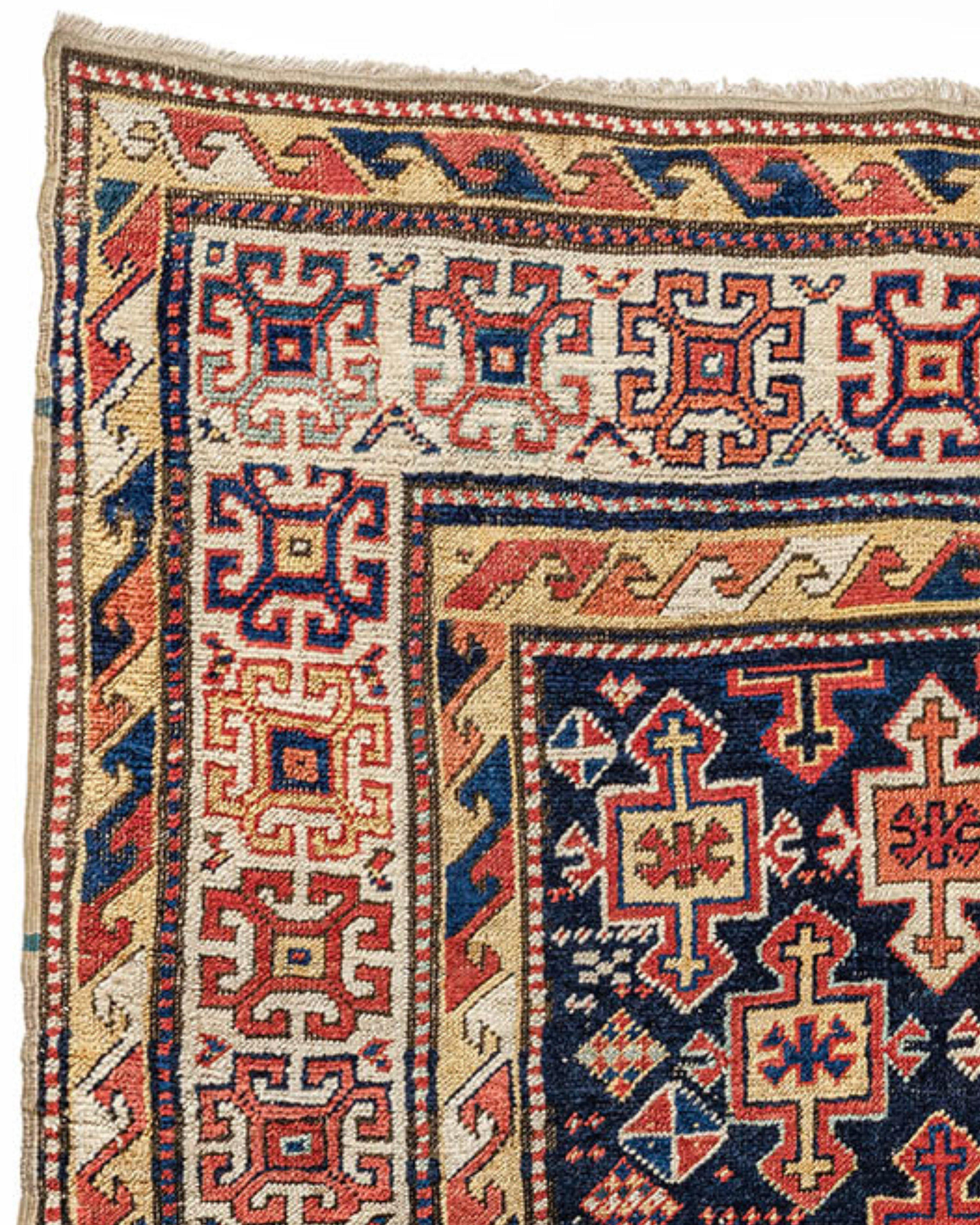Caucasian Antique Avar Rug, Mid-19th Century For Sale