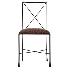 Avard 'X' Back Iron Side Chair by Darrell Landrum for Avard, 1950s