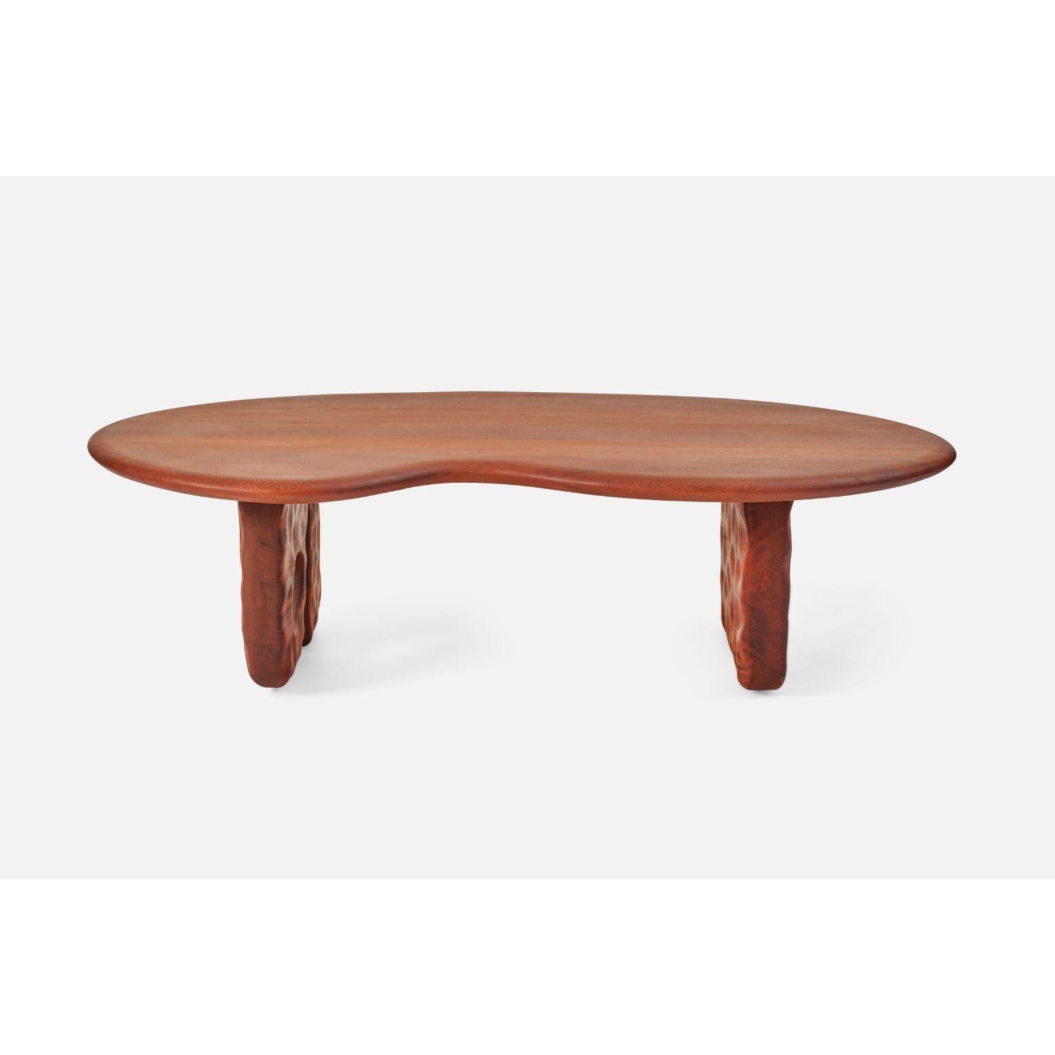 Avasin Low Table by Contemporary Ecowood
Dimensions: W 84 x D 150 x H 41 cm.
Materials: Exotic Hardwood.
Color: Natural.

Contemporary Ecowood’s story began in a craft workshop in 2009. Our wood passion made us focus on fallen trees in the
