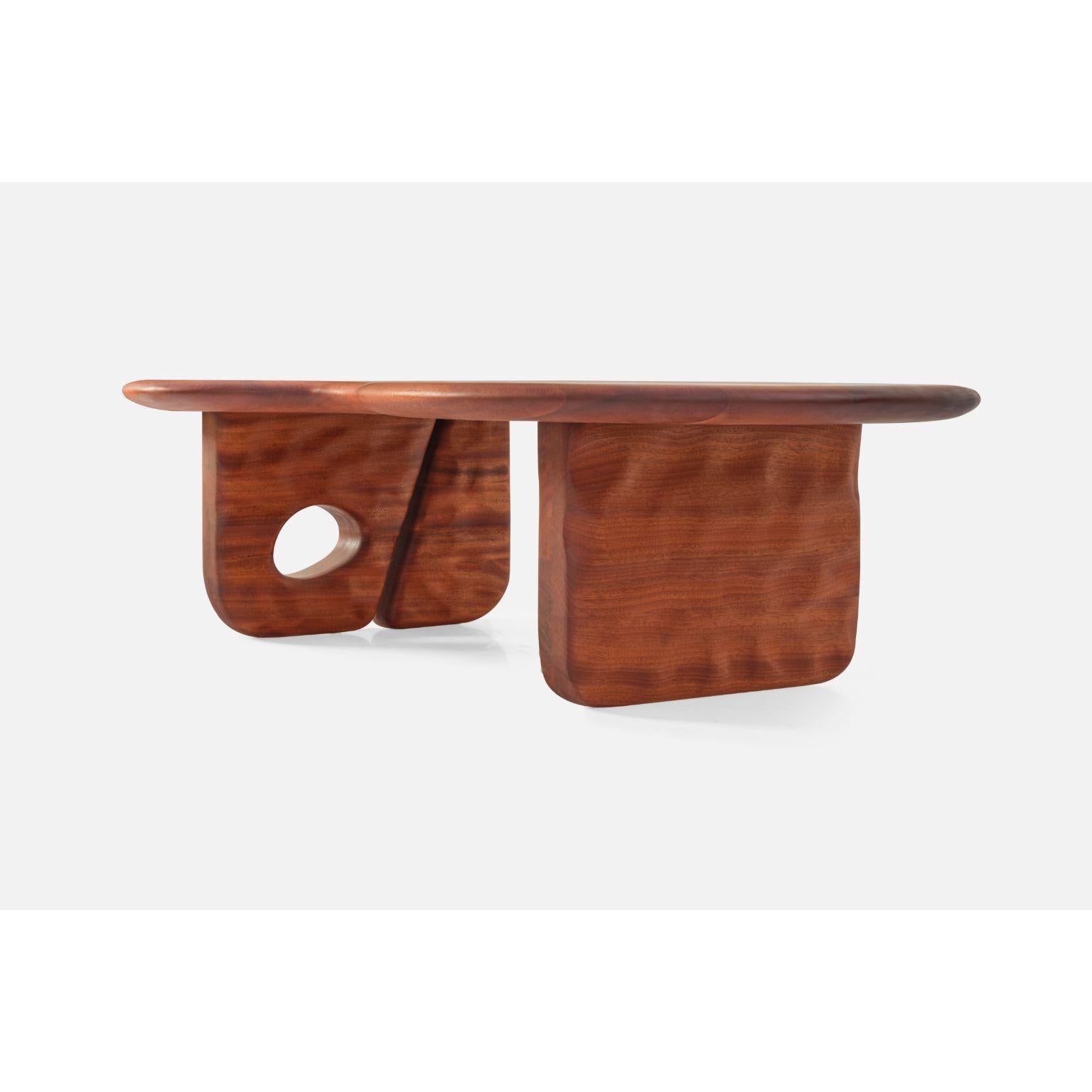 Hand-Crafted Avasin Low Table by Contemporary Ecowood For Sale